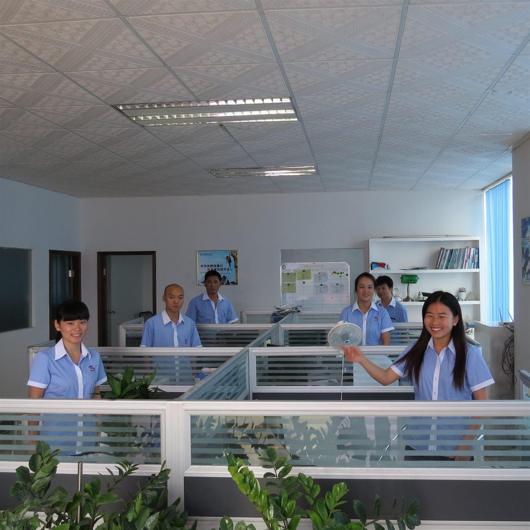 Enlightenment Lighting sales and production team in Zhongshan, Guangdong